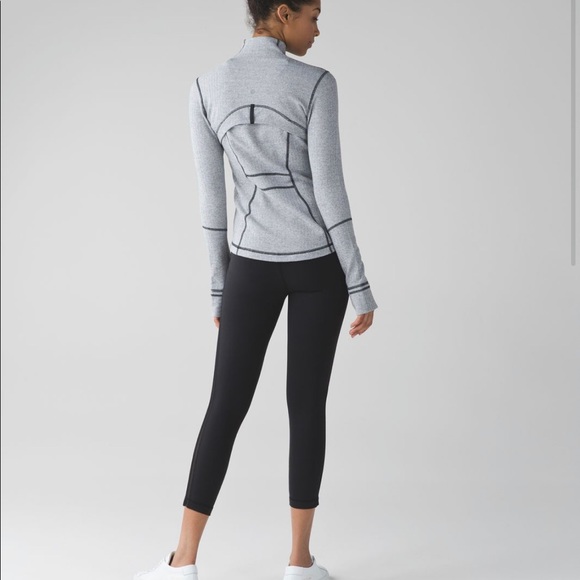 Lululemon define jacket in white grey herringbone - Picture 1 of 4